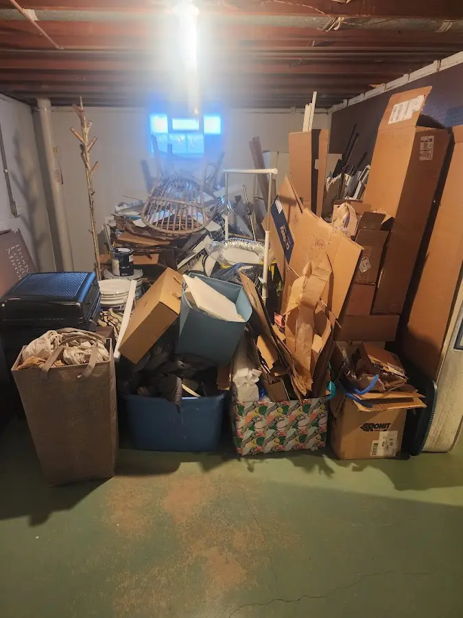 Roll-off dumpster container at job site for Roll Off Dumpster Rental in Fern Park